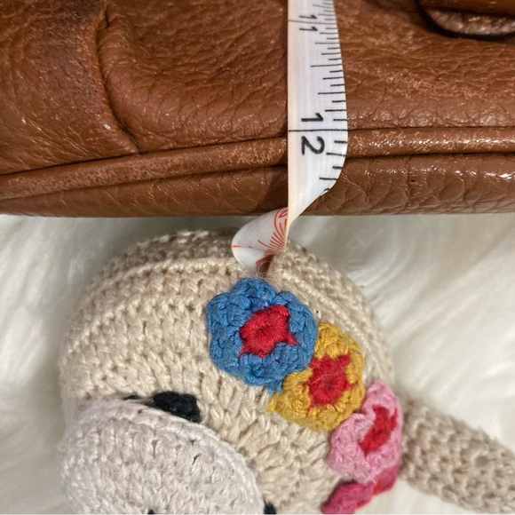 MICHAEL KHORS FULTON LARGE HOBO BROWN/TERRACOTA LEATHER SHOULDER BAG - Picture 12 of 16